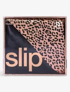 Slip Wild Leopard Silk Hair Wrap