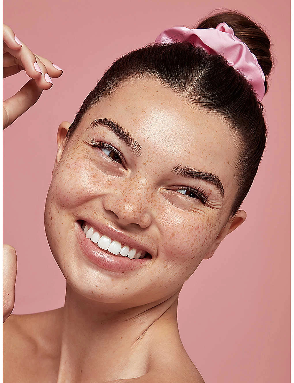 Pack Of Three Synthetic Scrunchies - Image 3