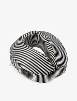 Slip Jet Setter Striped Silk Travel Pillow