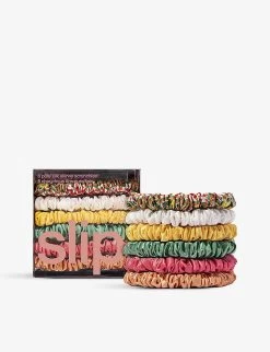Slip Skinny Silk Scrunchies Pack Of 6