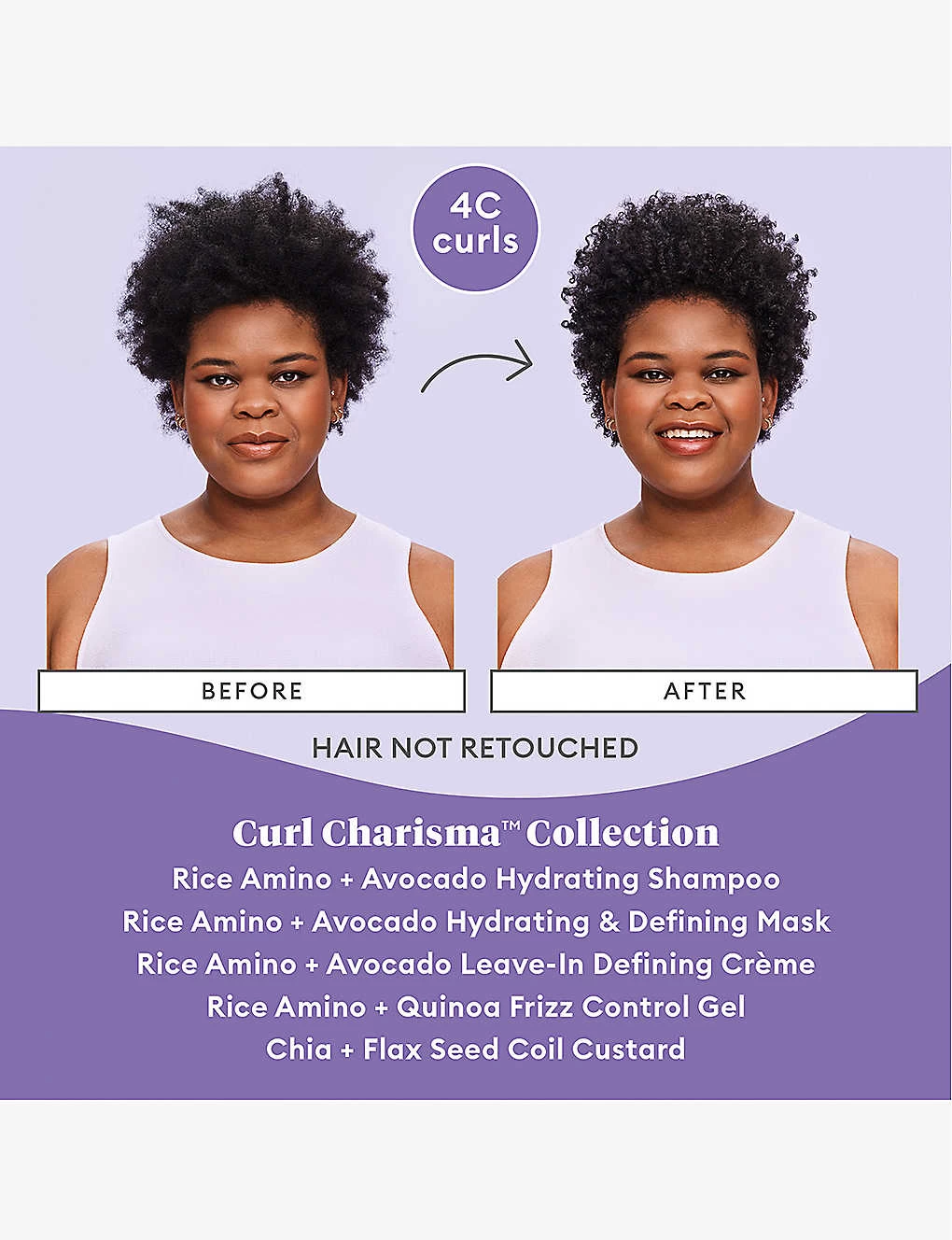 Curl Charisma™ Rice Amino & Avocado Hair Mask 236g - Image 4