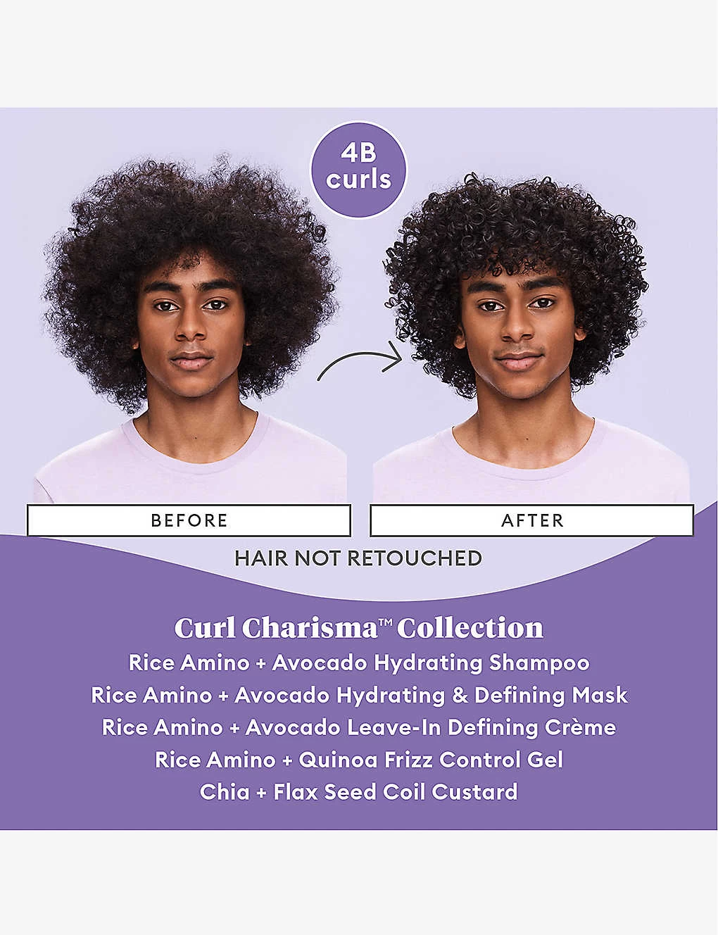Curl Charisma™ Rice Amino & Avocado Hair Mask 236g - Image 5