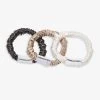 The HYA Skinny Mulberry-silk Scrunchie Pack Of Three